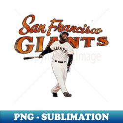 barry bonds - sfg baseball legends - epic png sublimation download