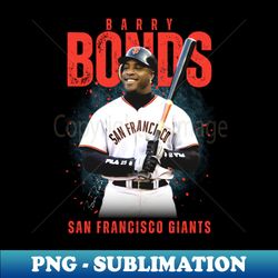 barry bonds png transparent digital download - aesthetic tribute for true fans