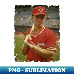 vintage baseball sublimation png - chris sabo cincinnati reds 1988