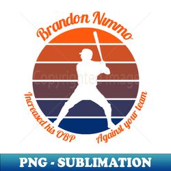 baseball sublimation design - brandon nimmo - boost your teams success