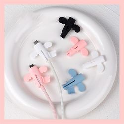 durable silicon angel wings data cable protective cover charging cable anti-break, data cable protector (us customers)