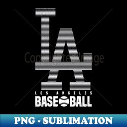 baseball sublimation design - la baseball - high-quality png digital download