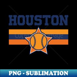 houston baseball - sublimation digital download - high-quality transparent png