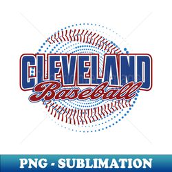 baseball sublimation file - cleveland pride - instant digital download