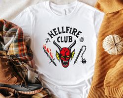 hellfire club stranger things fan lover gift idea for men women birthday gift unisex tshirt sweatshirt hoodie shirt