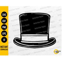 striped top hat svg | classy svg | distinguished gentlemen gentleman party ball gala | cutting files clip art vector dig