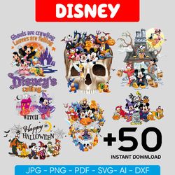 halloween png bundle, hallooween png bundle art, mickey halloween png