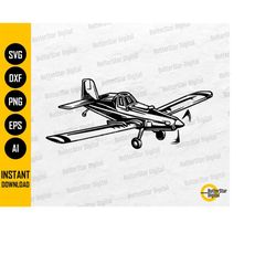 crop duster svg | single prop airplane svg | farming aircraft svg | cricut silhouette cutting file cnc clipart vector di