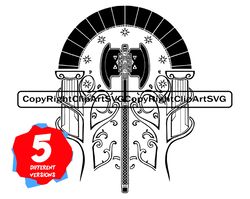 the lord of the rings thorin oakenshield svg bundle, lord of the rings vector art png, ai