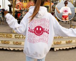 Jacksonville Shirt, Smiley face Hoodie, Emoji Crewneck Sweatshirt