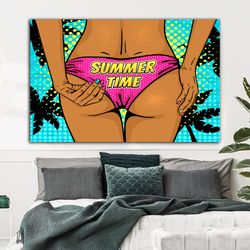 naked woman pop art canvas painting ,naked women painting ,erotic painting,sexy woman,nude body painting,nude woman,nude