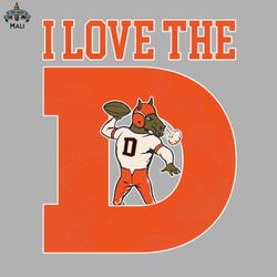 i love the d broncos football png download