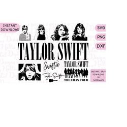 taylor / pop singer /clipart bundle silhouettes / great for t shirts /  svg png pdf dxf fun customise set