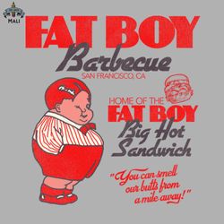 fat boy barbecue retro bbq restaurant san francisco png download