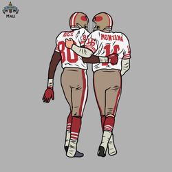 jerry rice and joe montana png download