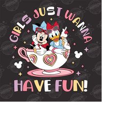 minnie daisy summer png, girls just wanna have sun png, besties png, disneyworld png, disneyland summer png