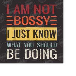 i'm not bossy i just know what you should be doing png, sassy png , sarcastic png, funny png, sarcasm png, snarky humor