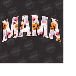 retro halloween mama png, retro halloween png, groovy halloween sublimation designs, hippie halloween png, spooky mama p