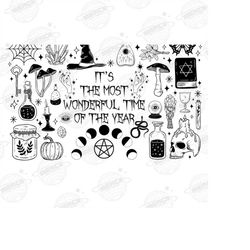 it's the most wonderful time of the year png, halloween costume png, halloween clipart, trendy halloween, digital file