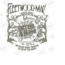 vintage fleetwood mac png, sisters of the moon png, fleetwood mac png, music rock band png, digital download
