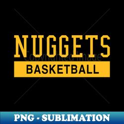 nuggets basketball - high-resolution sublimation file - perfect for diy crafts