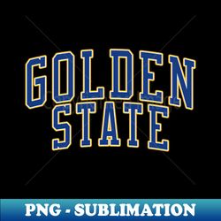 basketball sublimation design - golden state inspired - instant download for diy apparel