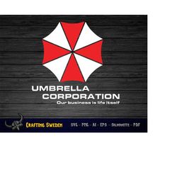 umbrella corporation logo for cutting - svg, ai, png and silhouette studio