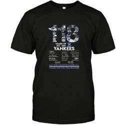 118 years of new york yankees thank you for the memories shirt t-shirt