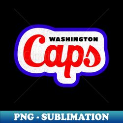 vintage washington caps basketball - collectible memorabilia - unique piece of sports history