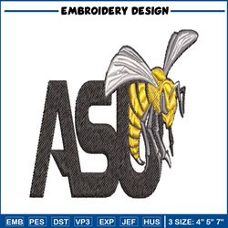 alabama state hornets embroidery design, alabama state hornets embroidery, logo sport, sport embroidery, ncaa embroidery