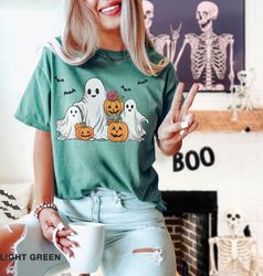 Comfort Colors, Spooky T-Shirt Png, funny halloween Shirt Png, Gift For Halloween,   halloween, Halloween ghost T-Shirt