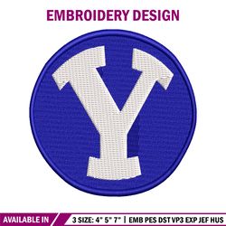 brigham young cougars embroidery design, brigham young cougars embroidery, logo sport, sport embroidery, ncaa embroidery