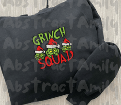 christmas embroidery designs, grinchsquad embroidery designs, merry xmas embroidery designs, est 1957 embroidery files