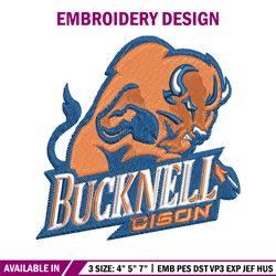 bucknell bison embroidery design, bucknell bison embroidery, logo sport, sport embroidery, ncaa embroidery.