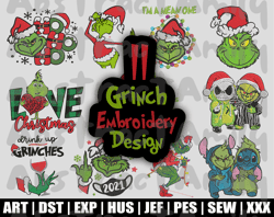 grinch embroidery designs, grinch embroidery, christmas lights grinch machine embroidery design, embroidery files