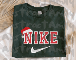 nike christmas embroidered sweatshirts, christmas embroidered sweatshirts, embroidered sweatshirts, custom embroidered