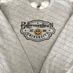 halloweentown university embroidery machine design, halloween spooky vibes embroidery design, scary pumpkin embroidery file