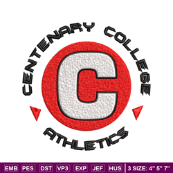 centenary gentlemen embroidery design, centenary gentlemen embroidery, logo sport embroidery, ncaa embroidery.