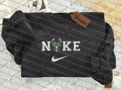 nike nba milwaukee bucks embroidered shirt, basketball team embroidered sweatshirt, best basketball team embroidered shirt, basketball brand embroidered sweatshirt, famous brand embroidered shirt