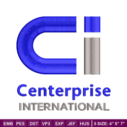centerprise international embroidery design, logo embroidery, embroidery file, logo design, logo shirt, digital download