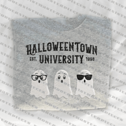 halloween town university embroidery design, hello spooky embroidery file, spooky halloween embroidery design