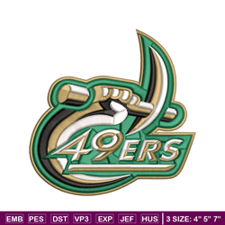charlotte ers embroidery design, charlotte ers knights embroidery, logo sport, sport embroidery, ncaa embroidery.