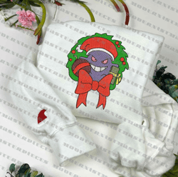 christmas embroidery designs, christmas anime embroidery bundles, inspired anime embroidery, christmas anime