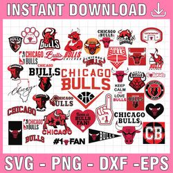 37 files chicago bulls svg, chicago svg,  bulls svg, nba svg, nba svg, basketball clipart, svg , svg for silhouette