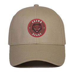 ncaa brown bears embroidered baseball cap, ncaa logo embroidered hat, brown bears football team