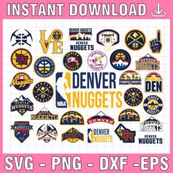 33 files nba denver nuggets svg, denver svg, nuggets svg,basketball bundle svg,nba svg, nba svg, basketball clipart, svg