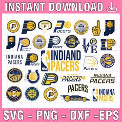 31 files nba indiana pacers svg,  nba teams logo bundle svg, nba svg, nba svg, basketball clipart, svg for cricut , svg