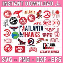 31 files atlanta hawks, cut file, hawks, atlanta svg, hawks svg,  basketball svg,cut file, nba svg, nba svg, basketball