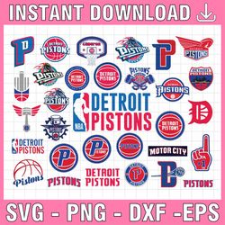 31 files detroit pistons svg, pistons, nba, basketball, cricut cut file, pistons svg,nba svg, nba svg, basketball clipar