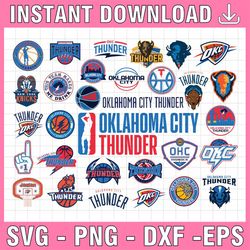 33 files nba oklahoma city thunder, oklahoma svg, basketball bundle svg,nba svg, nba svg, basketball clipart, svg for cr